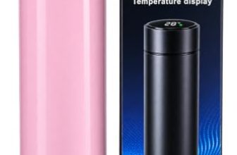 Smart Cup LED Temperature Display Water Bottle – 500 ml | Pink Colour | Double-Wall Stainless Steel Vacuum Bottle | Digital Touch-Lid Temp Screen | Hot & Cold Insulation | Gift & Daily Use