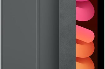 Apple Flip Cover for Apple Smart Folio for iPadmini (A17Pro)(Charcoal Grey, Thermoplastic Polyurethane)