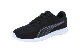 PUMA | Grypease Men’s Running Shoes | Black-Shadow Gray | 9UK