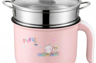 AARADH EXPORT Electric Cooking Pot 1.5L 600W | Multipurpose Electric Cooker with Non-Stick Inner Pot & Steamer | Cooker for Cooking, Boiling & Steaming