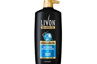 Livon Hyaluron Shampoo for Women & Men | Hydrates Dry & Dull Hair | 2x Soft & Shiny Hair | No Parabens | 1L