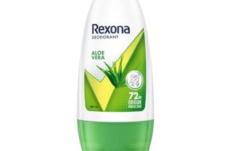 Rexona Aloe Vera Underarm Roll on Deodorant for Women, Antiperspirant, Removes Odour, Keeps Skin Fresh & Clean, Alcohol Free, Friendly, 50 ml