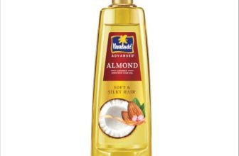 Parachute Advansed Almond enriched Coconut Hair Oil with Vitamin E, 550ml|Nourishes & Softens Hair | Helps Control Hair Fall| Helps Promotes Hair Growth | Up to 2x Softer Hair|Non-Sticky Formula| Dermatologically-Tested Hair Oil | For Men & Women