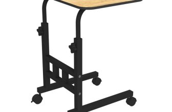 Portronics My Buddy D Multipurpose Adjustable Table for kids,home,Office Wood Portable Laptop Table(Finish Color – Brown, DIY(Do-It-Yourself))
