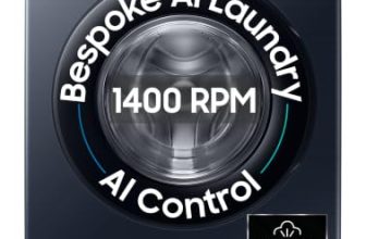 Samsung 12 kg, 5star, AI Control, AI Ecobubble, Super Speed, Wi-Fi, Hygiene Steam with Inbuilt Heater, Digital Inverter, Fully-Automatic Front Load Washing Machine (WW12DG6B24ASTL, Navy)