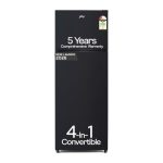 Godrej 308L 2 Star New Launch | 5 Years Comprehensive Warranty | AI Powered | 4-in-1 Convertible | 95%+ Food Surface Disinfection| Frost Free Double Door Refrigerator (RF EON 331BN RCIT GP BK)