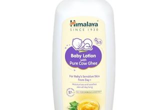Himalaya Baby Lotion with Pure Cow Ghee 700ml| For Sensitive Skin| pH 5.5 | All day moisture|Pediatrician Evaluated| With soothing Aloe Vera| Safe for newborns|Dermatologically Tested| No Parabens