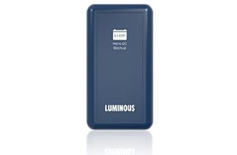 Luminous 1202|Mini Ups|Dual-Band Router | Reliable Power Backup During Power Cut for WiFi Router,Intercom,Set-Top Box,Alexa,and Mini Camera|Upto 4Hrs Portable & Protection,Blue
