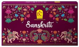 Bhikharam Chandmal – Sanskriti Diwali Gift Hamper – Rasgulla 500 Gm, Besan Laddu 200 Gm, All in one 200 Gm, Bhelpuri Family Pack 240 Gm, Chakachak 70 Gm, Samosa 200 Gm – Ideal For Gift – Pack Of 1