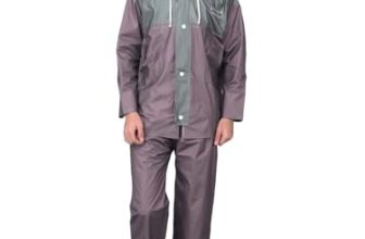 Dollar Kids Waterproof Raincoat Jacket & Pant Set | Adjustable Hood & Pocket | Lightweight Full Body Rainwear Suit for Boys & Girls