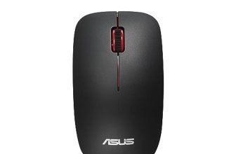ASUS WT300 Wireless Ergonomic USB Mouse, Ambidextrous Design, Up to 1600 Dpi, Compact & Lighweight Mouse,2.4GHz Nano Dongle, Up to 15 Months of Battery Life – Black