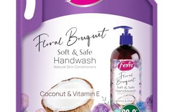 DABUR Fem Floral Bouquet Soft & Safe Handwash – 1500 Ml | Germ Protection | Enriched With Goodness Of Coconut Milk & Vitamin E | Long Lasting Fragrance (Pack of 1)