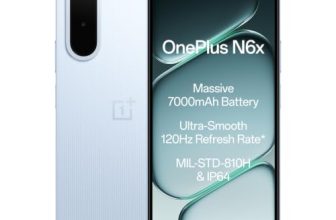 OnePlus N6x | 4GB+128GB | Ice Blue | 7000mAh Battery | Power for Days | 48-Months Smoothness | Smooth 120Hz Display | Largest 5300mm2 Cooling System | Military-Grade Durability