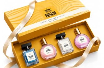 Engage Luxury Perfume Gift Set for Men & Women 80ml (20ml x 4)| Couple Gift | 4 Premium EDP Fragrances | Wedding Anniversary Luxury Gift| Travel Size Perfume Combo |Dermat-Tested | No Paraben