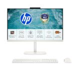 HP OmniStudio All-in-One, AMD Ryzen 3 30, 8GB LPDDR5x, 512GB SSD, FHD, 23.8”(60.5cm), Win 11, Office 24, Cashmere White, 4.61kg, cv0020in, Dual 2 W Speakers, FHD IR Camera, Anti-Glare, Desktop