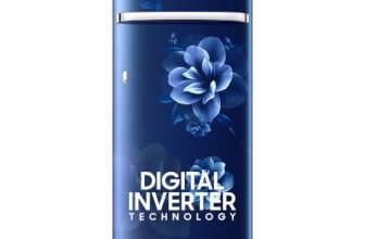 Samsung 189 L, 5 Star, Digital Inverter, Direct-Cool Single Door Refrigerator (RR21H2H25CU/HL, Camellia Blue, Base Stand Drawer, Single Touch Defrost, 2026 Model)