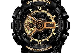Casio G-Shock GA-110GB-1ADR Black & Gold Analog-Digital Dial Black Resin Strap Men’s Watch Shock and 200M Water Resistant G339
