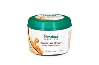 Himalaya Protein Hair Cream | Nourishes & Conditions Dry, Frizzy Hair | With Chickpea & Amla | Pre & Post Wash | Non‑Sticky | For Men & Women