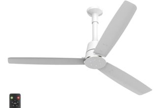 Orient Electric Newly Launched 1200 mm Proton BLDC | BLDC energy saving ceiling fan with Remote |BEE 5-star rated | Saves up to 50% on electricity bills | 3 year warranty by Orient | White