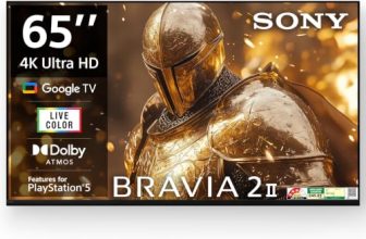 Sony 164 cm (65 inches) Smartchoice BRAVIA 2M2 Series 4K Ultra HD Smart LED Google TV K-65S25BM2