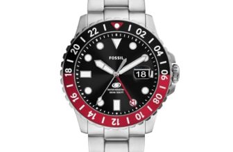 Fossil Blue GMT Silver Watch FS6092