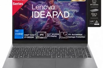 Lenovo IdeaPad Slim 3 Smartchoice 13th Gen Intel Core i7-13620H 15.3 inch (38.8cm) WUXGA IPS Laptop (16GB RAM/512GB SSD/Windows 11/Office 24/Metal A Cover/Backlit Keyboard/Luna Grey/1.6Kg), 83K101JGIN