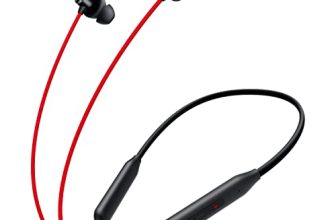 OnePlus Bullets Z2 Bluetooth Wireless in Ear Earphones with Mic, Bombastic Bass, 10 Mins Charge – 20 Hrs Music, 30 Hrs Battery Life (Acoustic Red)