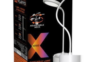 Sturlite Flavyo 6W Rechargeable LED|(3 in 1) Color Light Table Lamp(9.8 cm, White)