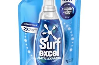 Surf Excel Matic Express Liquid Detergent, Express Clean with 2X Freshness Action 2ltr pouch