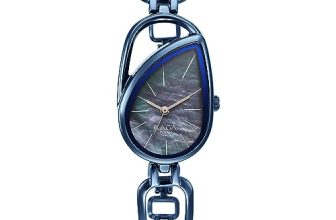 Titan Raga Chic Quartz Analog Mother of Pearl Dial Blue Metal Strap Watch for Women – NT2688QM02