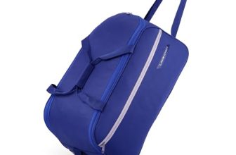 Lavie Sport Lino M Large Size 63 cms Duffle Wheeler Bag | 2 Wheel Duffle Bag | Duffle Bag with Adjustable Handle