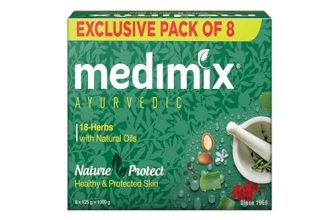 Medimix Ayurvedic Classic 18 Herbs Soap, 125 g (Pack of 8)