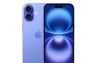 Apple iPhone 16 128 GB: 5G Mobile Phone with Camera Control, A18 Chip and a Big Boost in Battery Life. Works with AirPods; Ultramarine