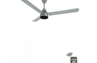 EcoLink AiroMax BLDC 1200mm Ceiling Fan – Grey | Power-Saving BLDC Technology | High Airflow Performance | Low Noise | 2-Year Warranty | Pack of 1