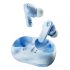 Skullcandy EcoBuds True Wireless in-Ear Earbuds, 8Hr Battery, Battery-Free Charging Case, Microphone, Works with iPhone, Android, Bluetooth Devices – Glacier