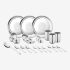 Flipkart Smartbuy Pack Of 61 Stainless Steel Dinner Set |Kitchen Set For Home | Heavy Gauge Dinner Set(Silver)