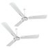 Havells 1200mm Ambrose ES Ceiling Fan | Premium Finish, Deco. Fan, Elegant Looks, High Air Delivery, Energy Saving, 100% Pure Copper Motor | 2 Year Warranty by Brand | (Pack of 2, Nickel Pearl Brown)