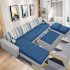 Casainfity 4 Seater Lhs & Rhs Fabric 4 Seater  Sofa(Finish Color – Cream, Knock Down)