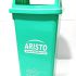 Aristo Square Dome Garbage Waste Dustbin 110 Ltr (Green)