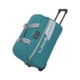 Lavie Sport Anti Theft Combi Lock Camelot Wheel Duffle Bag | Spacious Compartment | Duffle Bag | Build to Last Wheel and Trolley