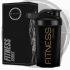 ADONYX Shaker Bottle with Whisk Ball | Gym 700 ml Shaker(Pack of 1, Black, Plastic)