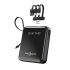 Wings Power Bolt 20000mAh, 12W Powerbank Fast Charging, Dual Output Powerbank with LED Indicator Display, Li-Polymer, Multi- Protection Powerbank for iPhone, Android & Other Devices, Made in India