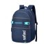 Gear Men/Women Voyager 15 Litre Casual Standard 2 Compartment Backpack/Daypack/Hiking Daypack/Drawstring Bag (Black-Blue), Multicolor