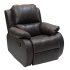 CASASTYLE – Elizalina 3 Seater Leatherette Sofa Set (Brown)