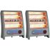 Orient Electric Stark Quartz Room Heater | 800 W Low Power Consumption | Tip-Over Protection | 2 Heating Rods For Quick Heating | Cool Touch Body | 1 Year Warranty, White
