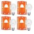 Wipro Glass Safe Lite N10005 B22 0.5-Watt Led Night Lamp (Green) – Pack Of 3
