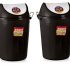 Aristocrat Chroma Set Of 2 Hard Luggage (55+75Cm) | Cabin And Large Check-In Luggage | Robust Construction With Strong Wheels, Rust-Free Trolley, Secured Zip And Secured Combination Lock | Purple