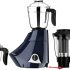 Lifelong Mixer with Mini Jar for Chutney & Liquidizing Jar 500 W Mixer Grinder(LLMG93 | 2 Jars | Black)