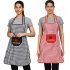 Kodenipr Club Men Women Hotel Cafe Restaurants Catering Cooking Kitchen Chef Apron (Pin-Stripe, (Pack Of 5))