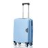 HRX Parabola Cabin Size Light Blue Polypropylene Hard Shell Suitcase – Premium Travel Trolley Bag with 8 Spinner Wheels, Number Lock & Water Resistant Body